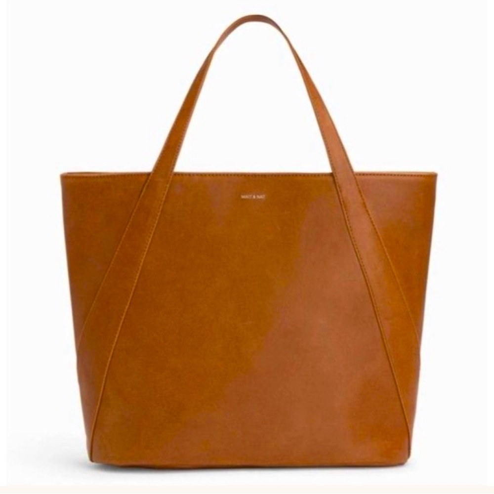 Matt & Nat Jasmine Vegan Leather Tote • Carotene